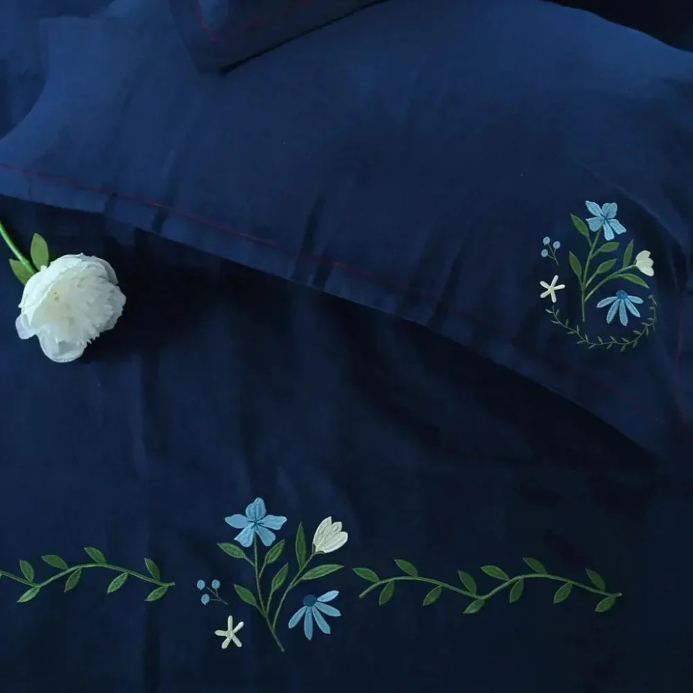 Midnight Garden Embroidered Bedding - myhomestore.com.pk
