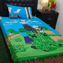 Minecraft Cartoon Bed - sheet Party Bus - myhomestore.com.pk