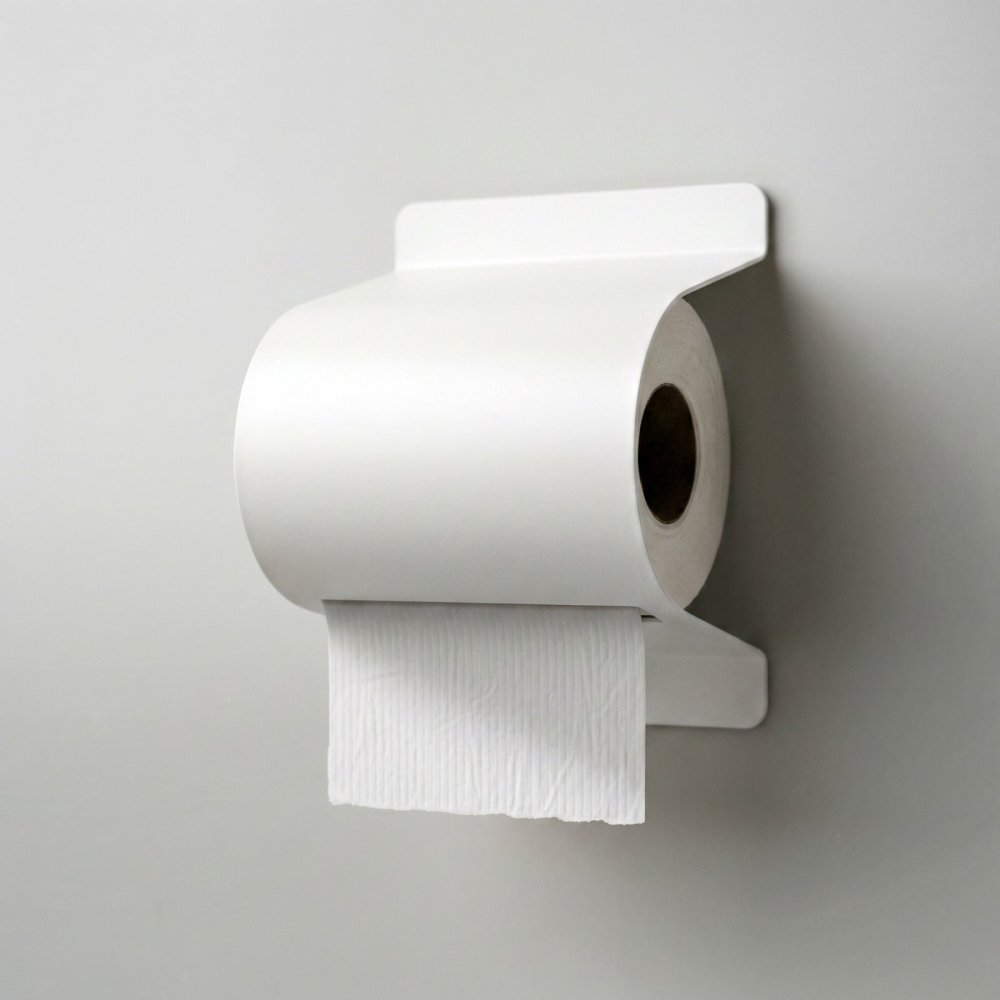 Minimalist Industrial Toilet Paper Holder - myhomestore.com.pk