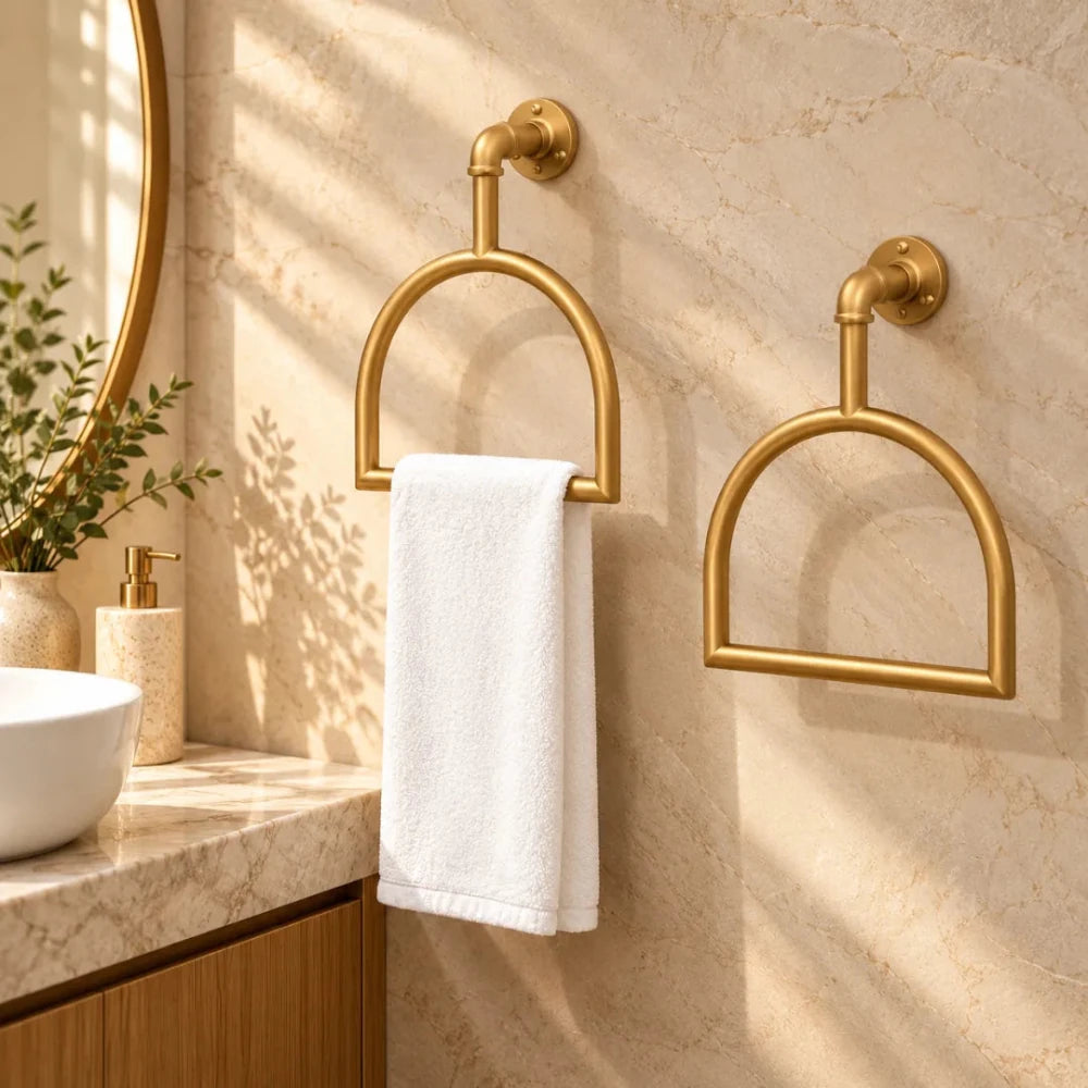 Minimalist Wall Mounted Towel Ring - myhomestore.com.pk