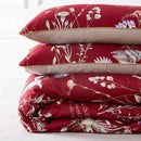 Mixini Red Floral & Birds Printed Bedding Duvet Set - Bold & Timeless Design - myhomestore.com.pk