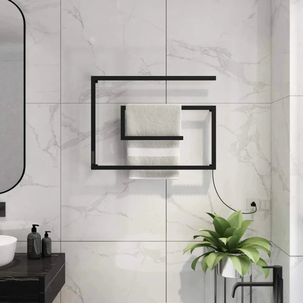 Modern Bathroom Towel Warming Rack - myhomestore.com.pk