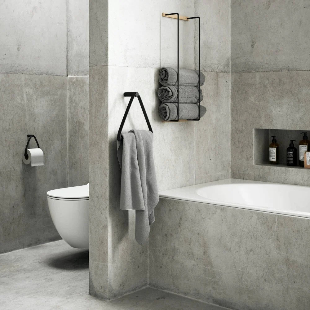 Modern Geometric Towel Ring Holder