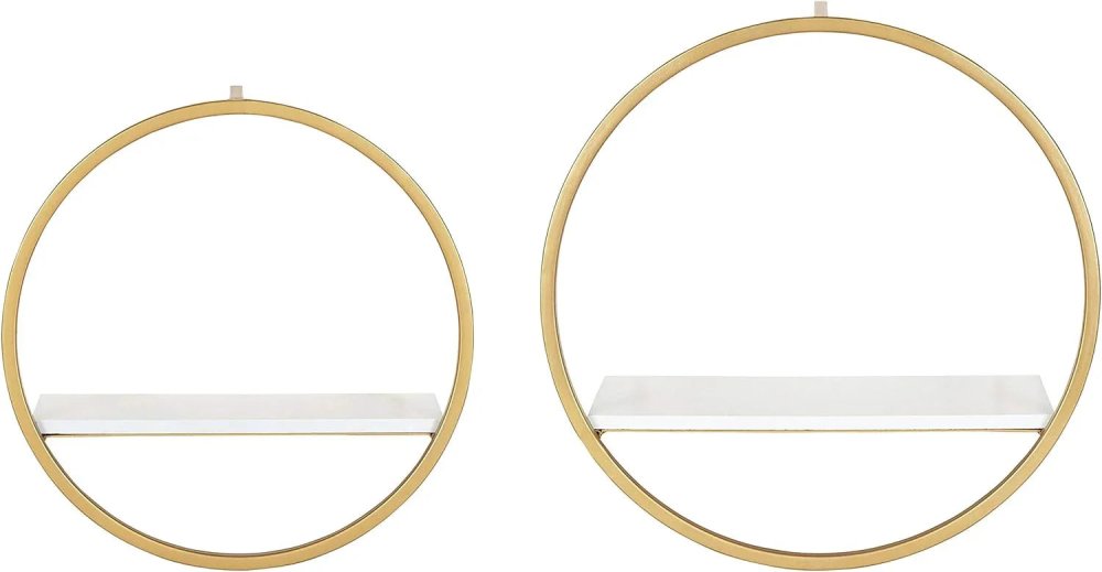Modern Glam Floating Wall Shelf - myhomestore.com.pk
