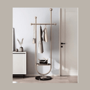 Modern gold metal freestanding coat rack - myhomestore.com.pk