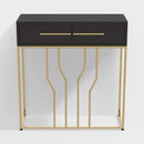 Modern Narrow Console Table with Storage Entryway Table with Drawers - myhomestore.com.pk
