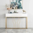 Modern Narrow Console Table with Storage Entryway Table with Drawers - myhomestore.com.pk
