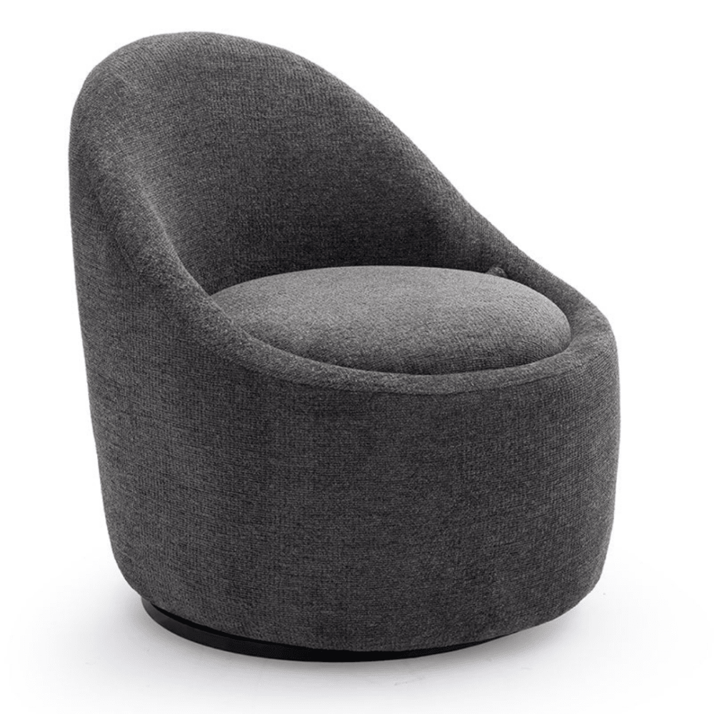 Modern Upholstered Swivel Chair - myhomestore.com.pk