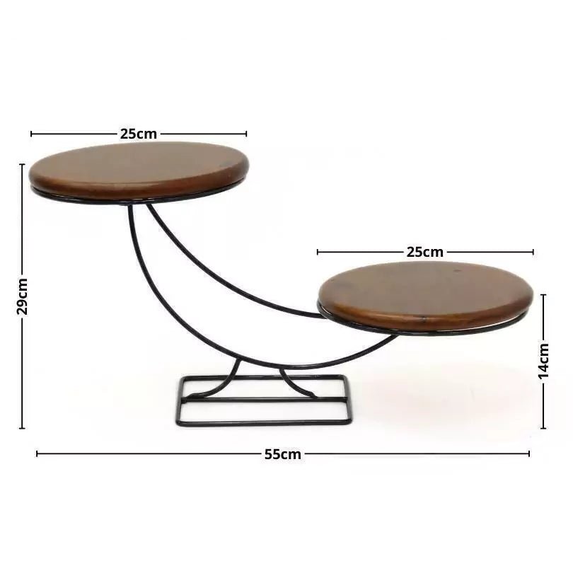 Moon Stand with 2 Trays - myhomestore.com.pk