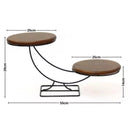 Moon Stand with 2 Trays - myhomestore.com.pk