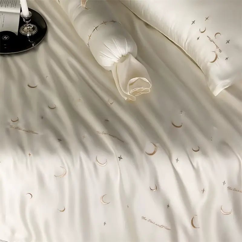 Moonlit Sky Luxury Embroidery Duvet Set - myhomestore.com.pk