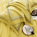 Multi Embroidered Baratta Stitch Tetra Line Duvet Set - myhomestore.com.pk