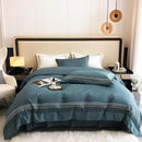 Multi Embroidered Baratta Stitch Tetra Line Duvet Set - myhomestore.com.pk