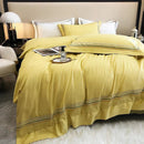 Multi Embroidered Baratta Stitch Tetra Line Duvet Set - myhomestore.com.pk