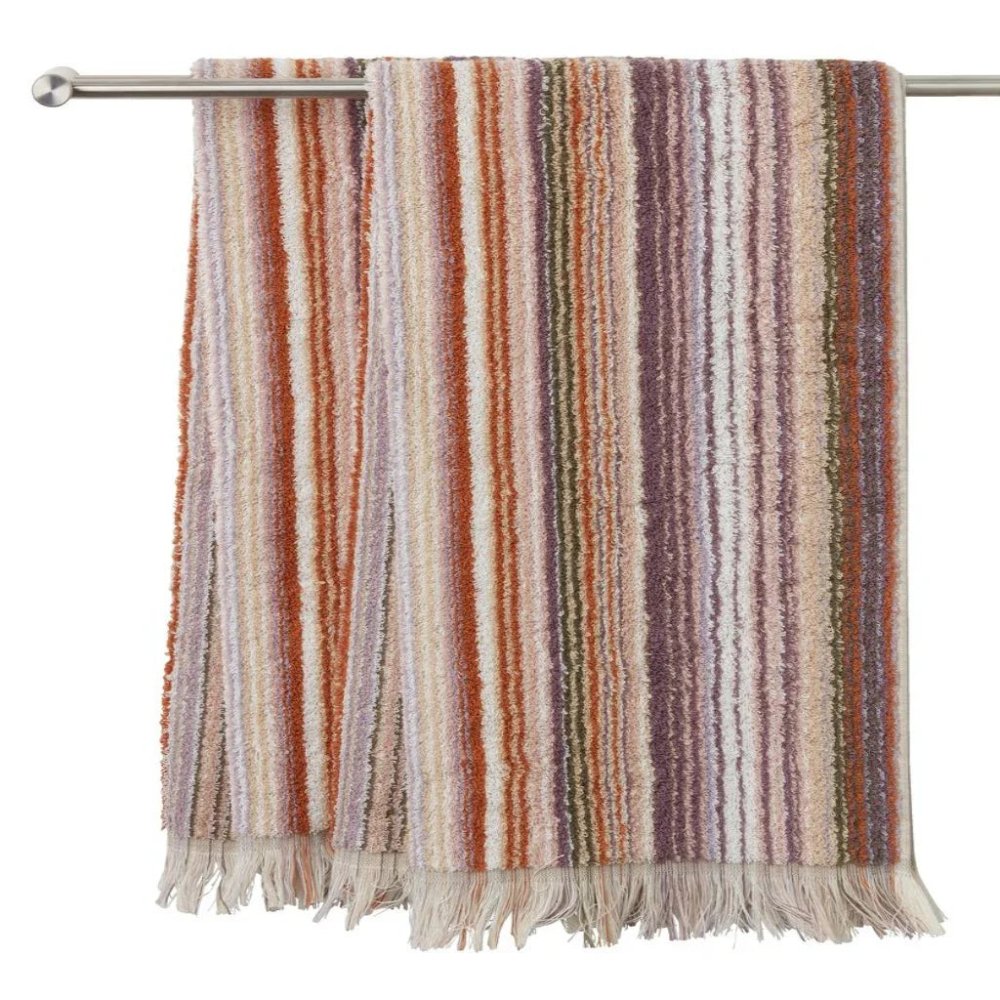 Multi Lines 3 Piece Imported Bath Towel Set - myhomestore.com.pk