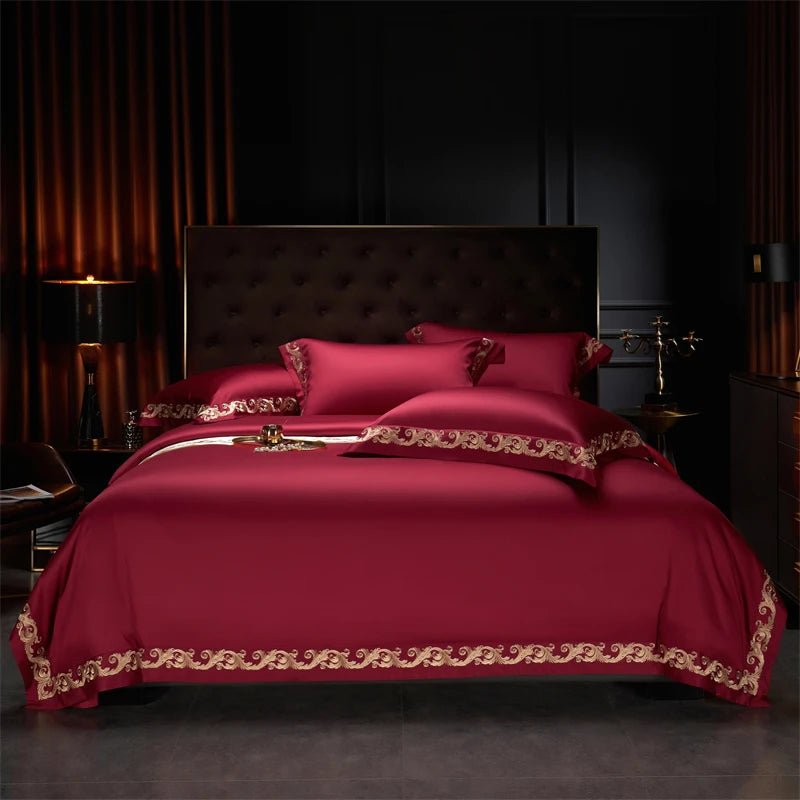 Mystique Embroidery Duvet Set | Luxury Soft Bedding - myhomestore.com.pk