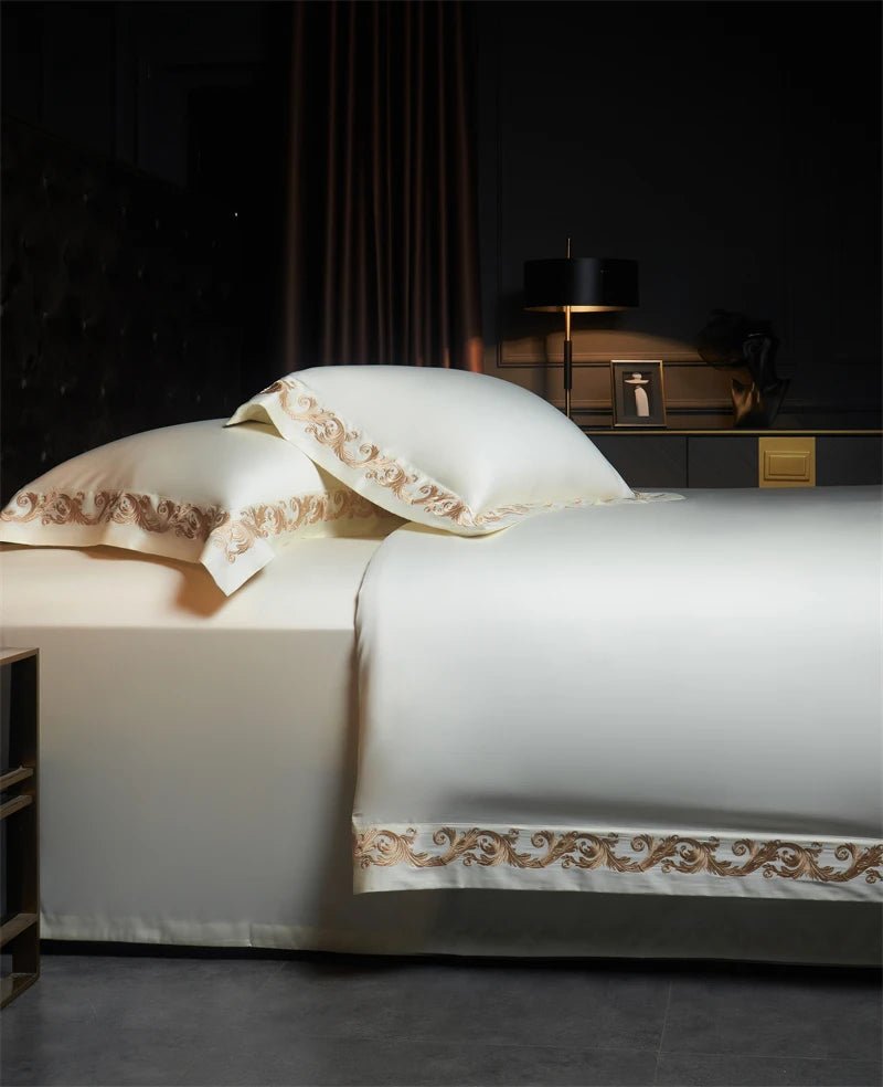 Mystique Embroidery Duvet Set | Luxury Soft Bedding - myhomestore.com.pk