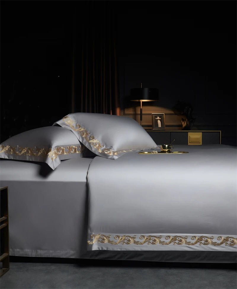 Mystique Embroidery Duvet Set | Luxury Soft Bedding - myhomestore.com.pk