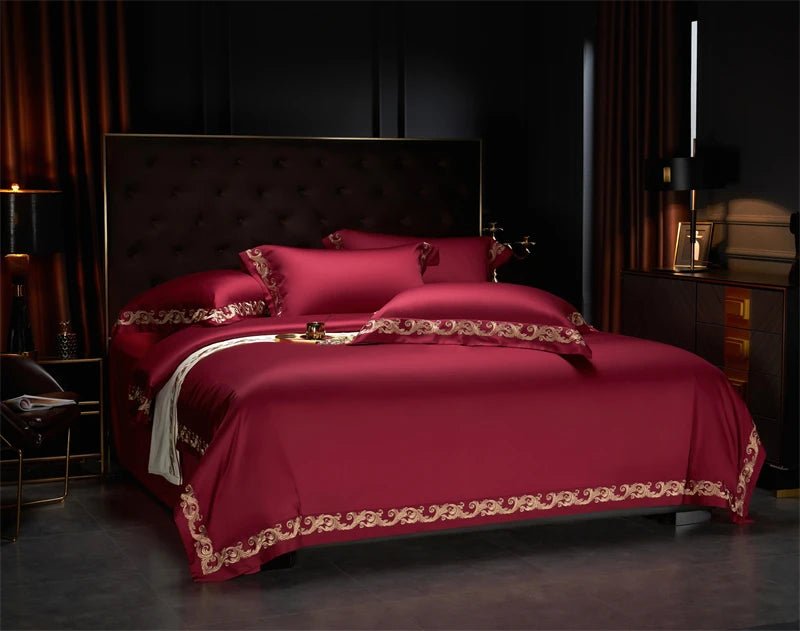 Mystique Embroidery Duvet Set | Luxury Soft Bedding - myhomestore.com.pk