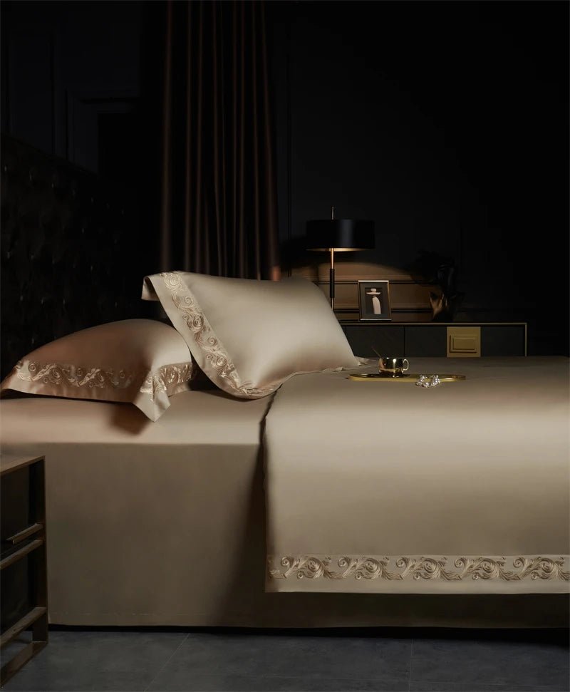 Mystique Embroidery Duvet Set | Luxury Soft Bedding - myhomestore.com.pk