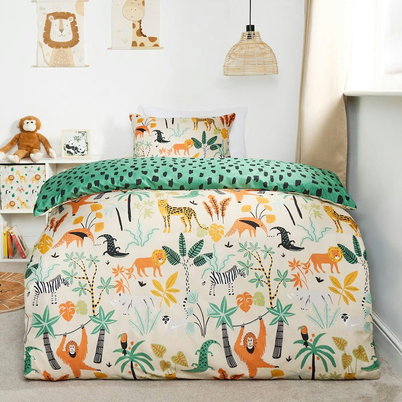 Kids Cartoon Bed-sheet Safari