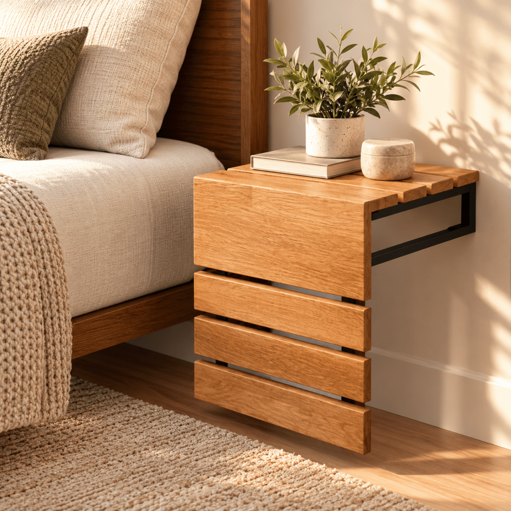 Natural Color Wood Folding Multifunctional Seat - myhomestore.com.pk
