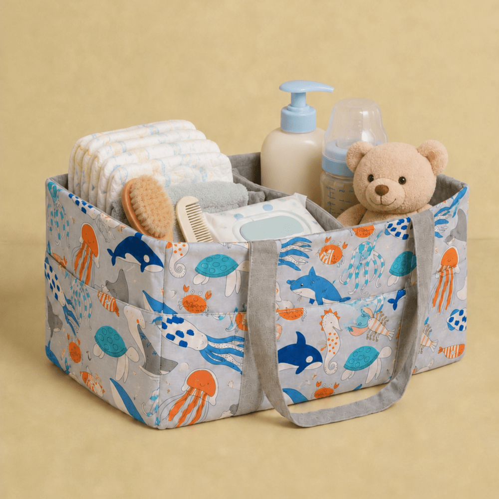 Ocean Friends Diaper Caddy Bag - myhomestore.com.pk