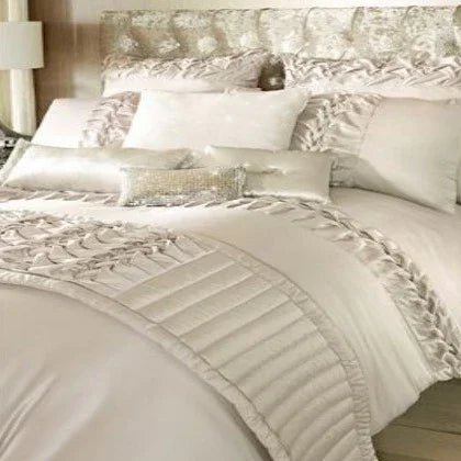 Off white Bridal Bedding Set with Filling - myhomestore.com.pk