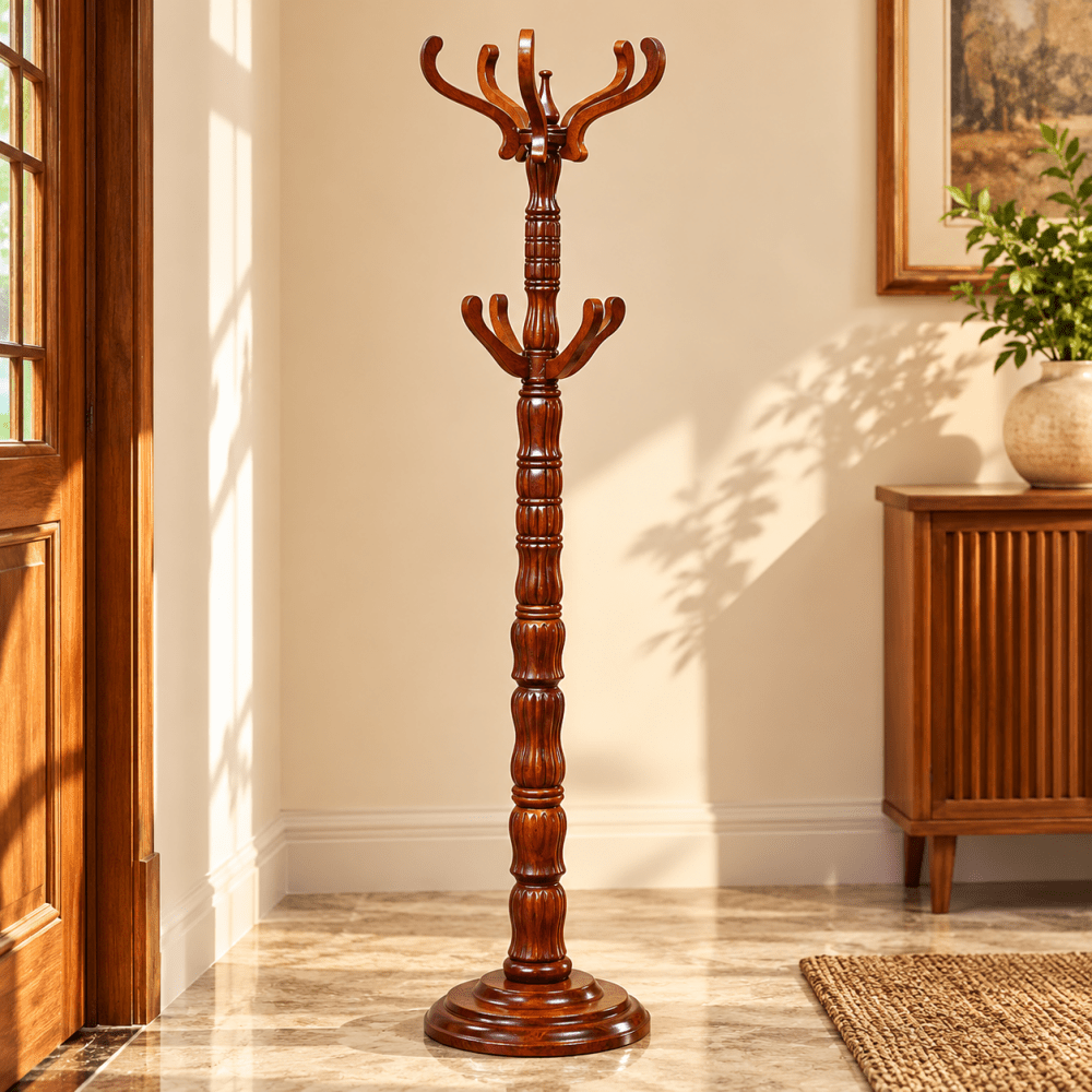 Old Coaster Coat Stand (Shisham) - myhomestore.com.pk