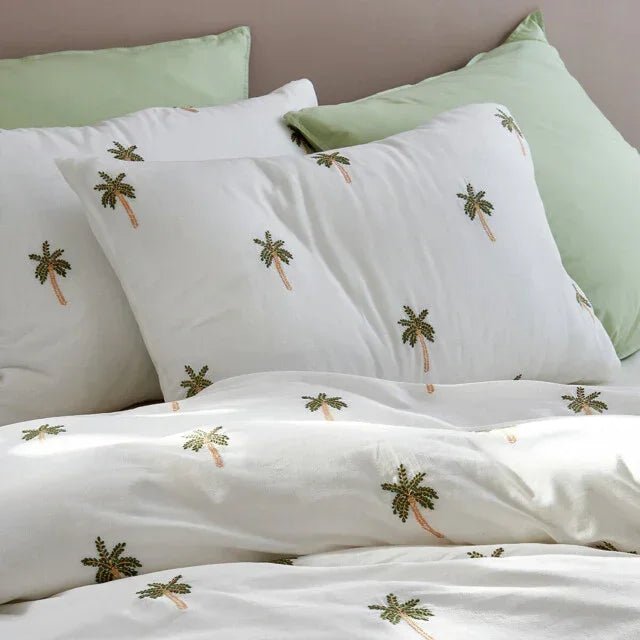 Palm Embroidered Bedding - myhomestore.com.pk