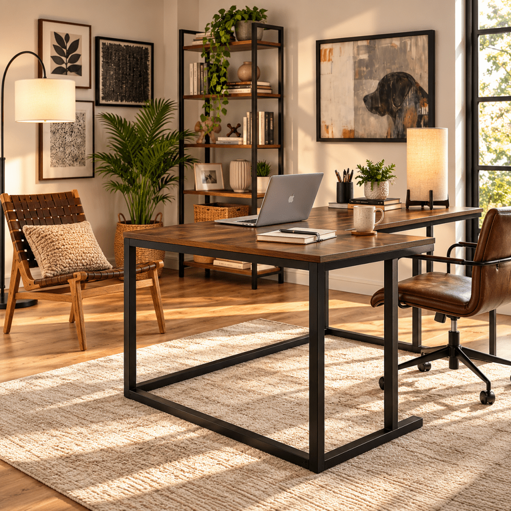 Pilsen Graphite Office Table - myhomestore.com.pk