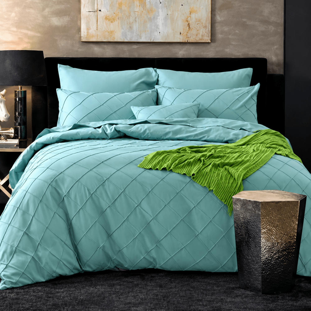 Pinch Pleat Duvet Set - myhomestore.com.pk