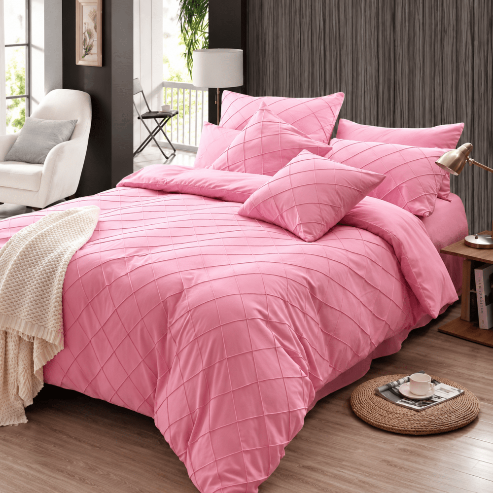 Pinch Pleat Duvet Set - myhomestore.com.pk