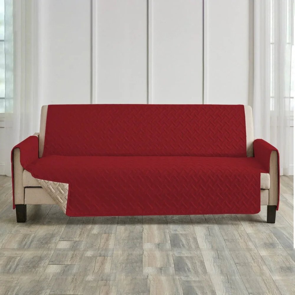 Pinsonic Sofa Cover ( Red ) - myhomestore.com.pk