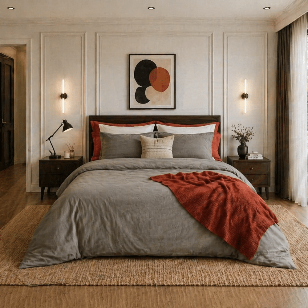 Plain Dyed Duvet Set - myhomestore.com.pk