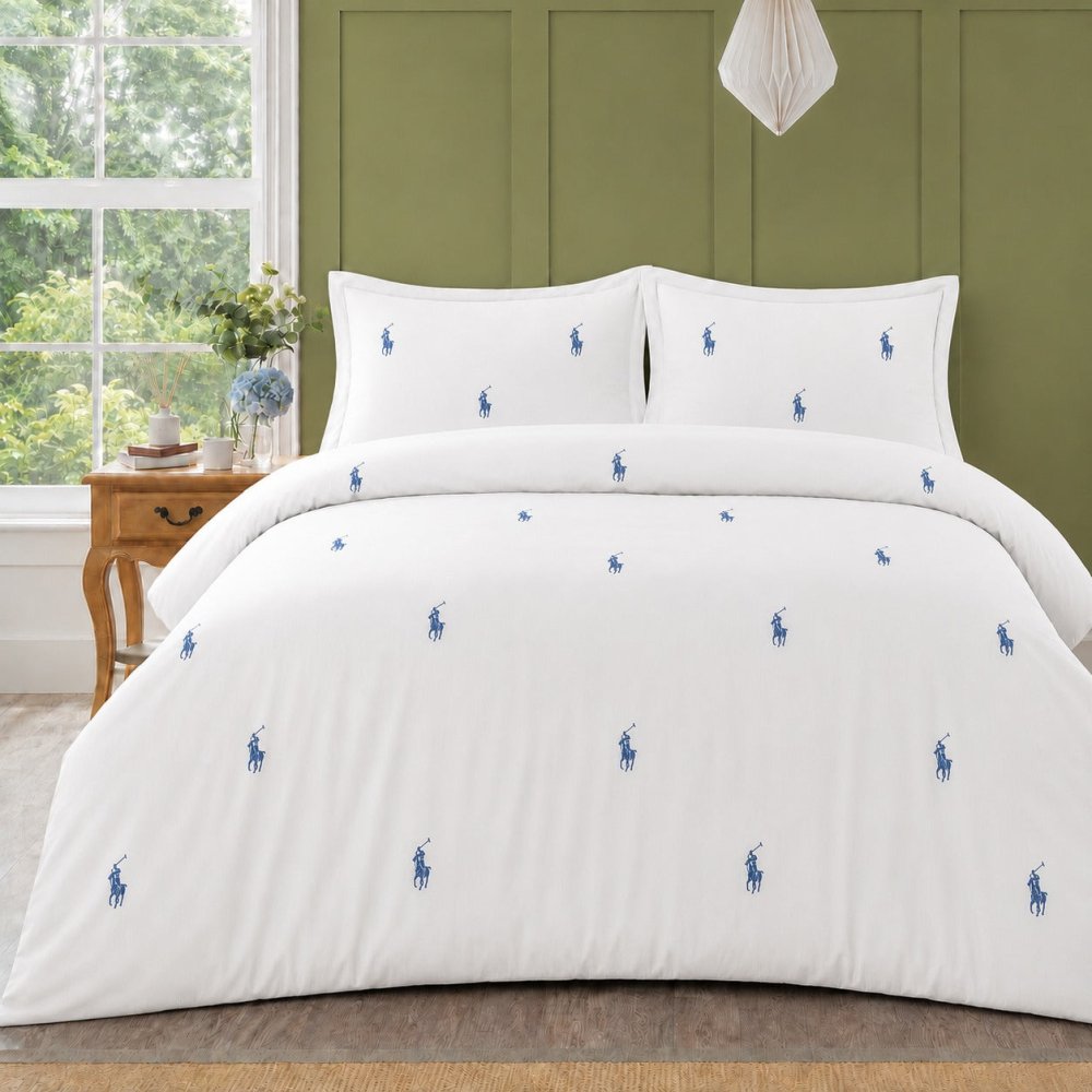 Polo Embroidered Luxury Bedding Set - myhomestore.com.pk