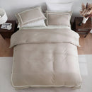 Pom Pom Decor Duble Lace Duvet Set - myhomestore.com.pk