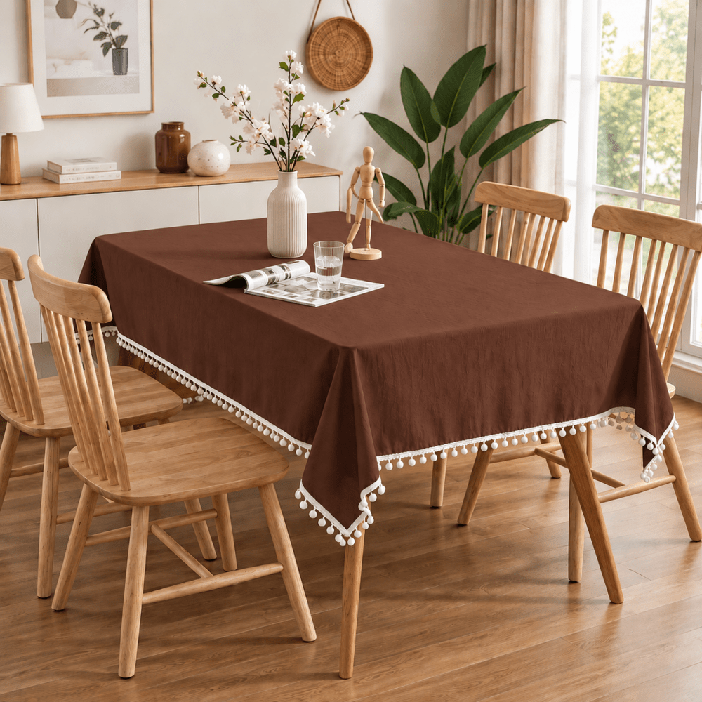 Pompoms Stitching Table Cover - myhomestore.com.pk