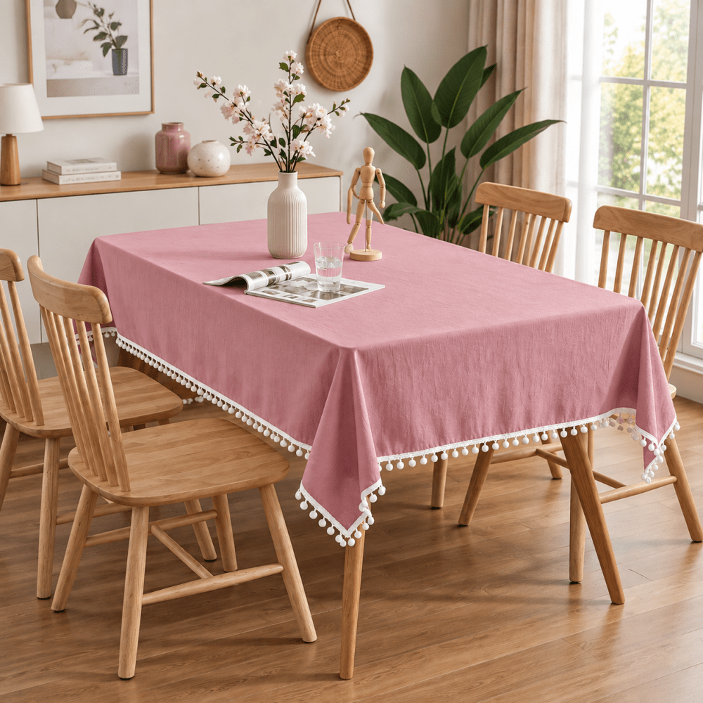 Pompoms Stitching Table Cover - myhomestore.com.pk