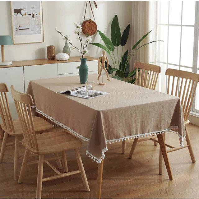 Pompoms Stitching Table Cover - myhomestore.com.pk
