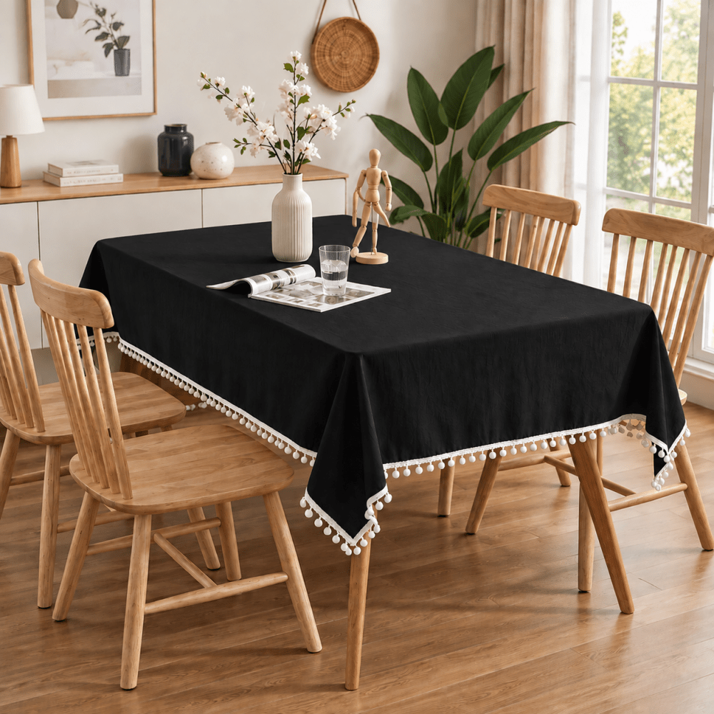 Pompoms Stitching Table Cover - myhomestore.com.pk