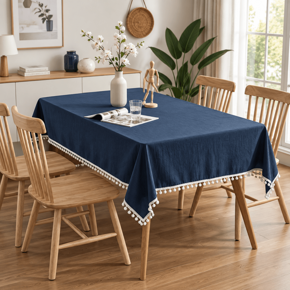 Pompoms Stitching Table Cover - myhomestore.com.pk