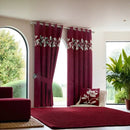 Premium Lasercut Velvet Floral Pattern Curtains – Luxurious Drapes in pair - myhomestore.com.pk