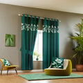 Premium Lasercut Velvet Floral Pattern Curtains – Luxurious Drapes in pair - myhomestore.com.pk