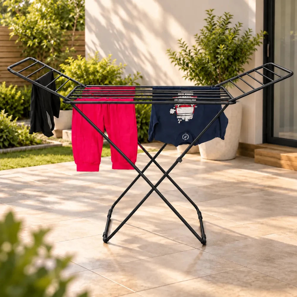 Premium Metal Folding Cloth Dryer Stand - myhomestore.com.pk