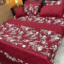 Premium Pattern Printed Bedspread Set – 7 Pcs - myhomestore.com.pk