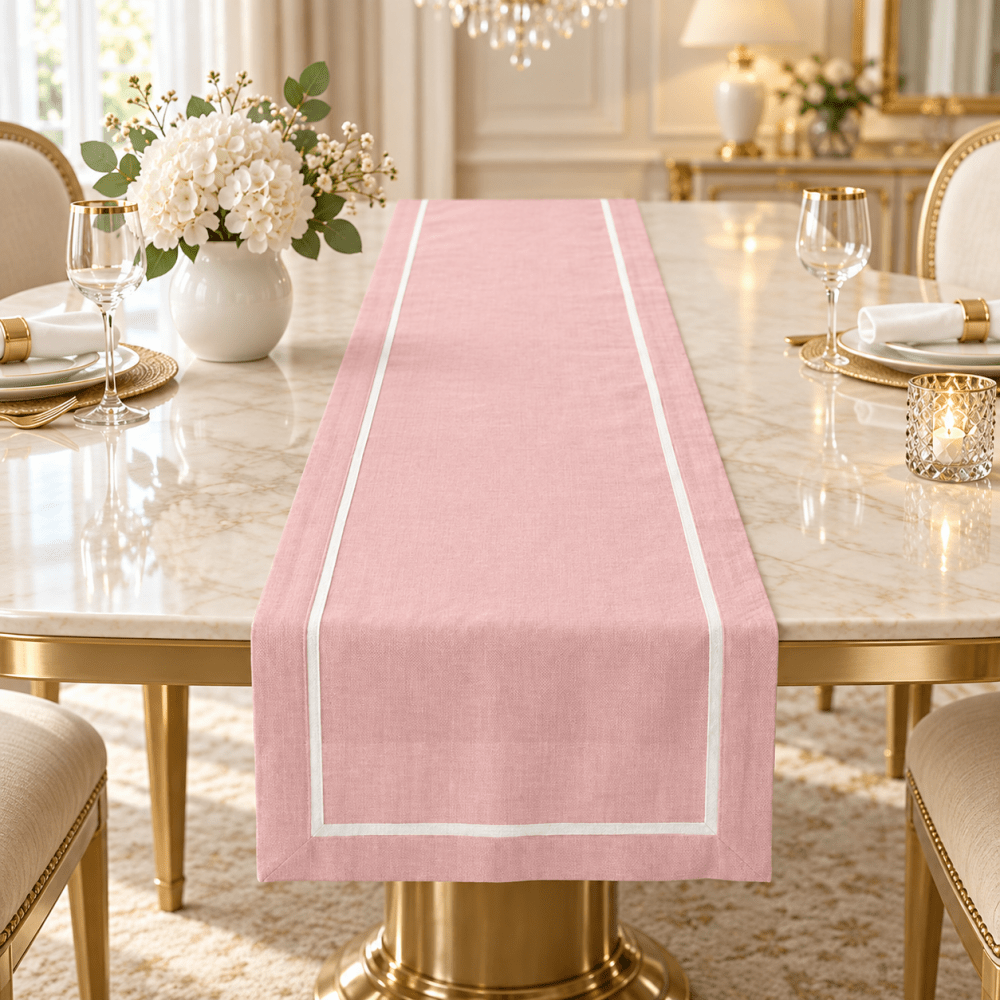 Premium Textured Baratta Border Runner - myhomestore.com.pk