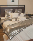 Luxury Cream bridal bedding set