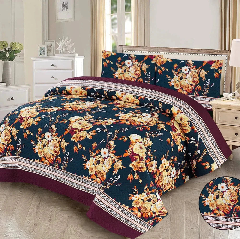Printed Bedspread - myhomestore.com.pk