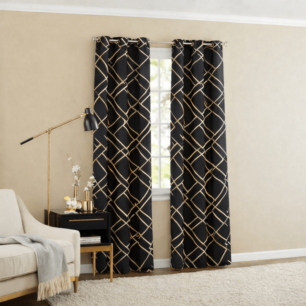 Printed Curtain - myhomestore.com.pk